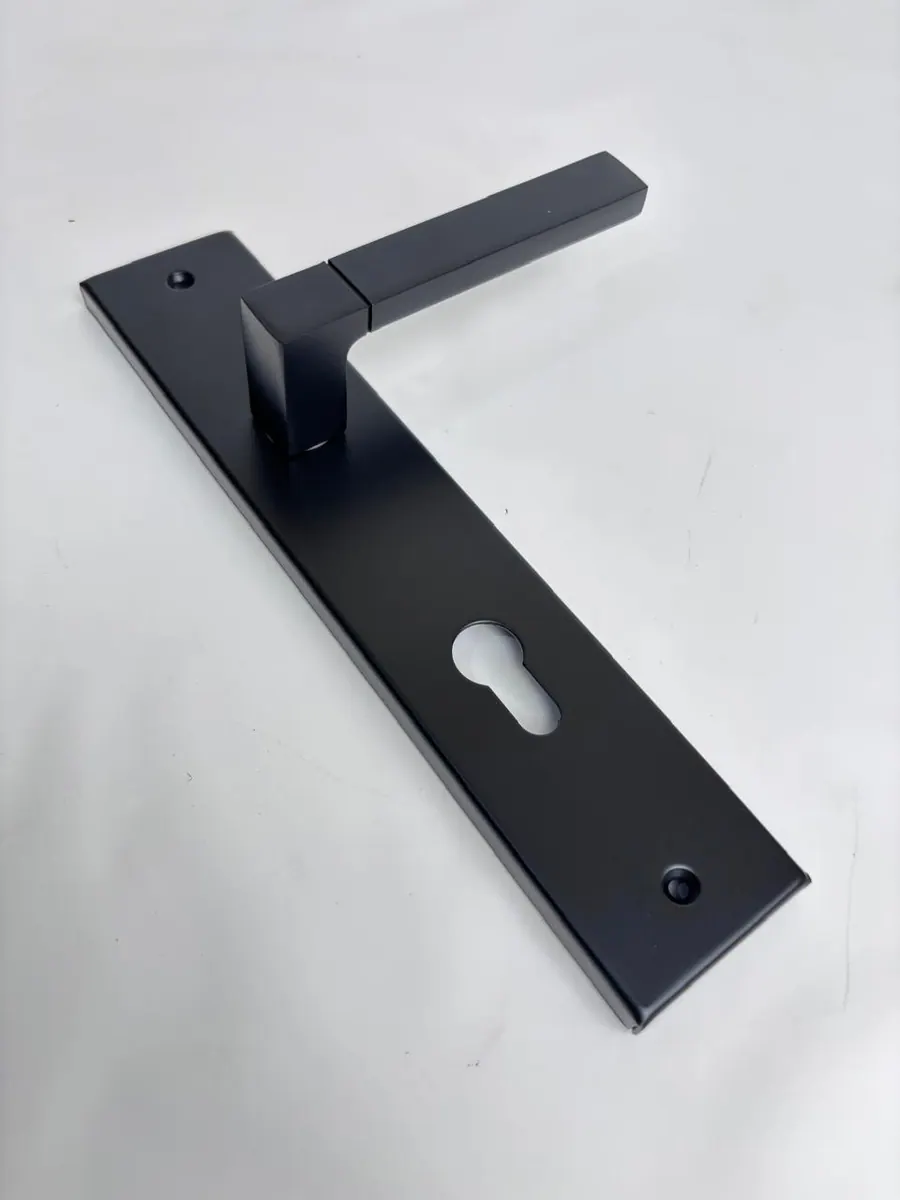 Brody Lever Handle Set, Matte Black